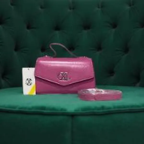 CXL by Christian Lacroix Laine Matte Patent Crossbody Pink NWT SummerStyle - Image 7