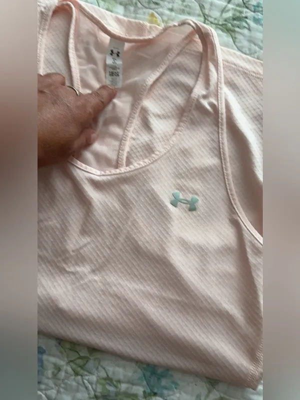 Under Armour Pink Racerback Performance Tank - Image 3