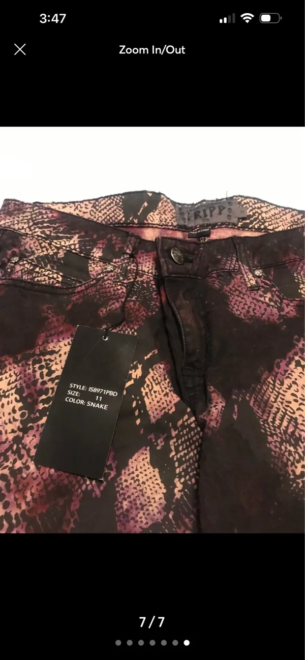 Tripp NYC Snakeskin Pants - Image 7