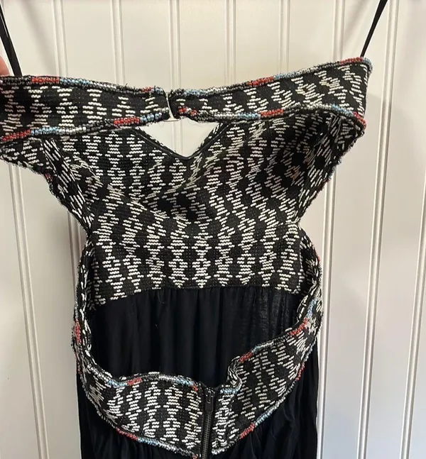 Dolce Vita beaded backless maxi dress Black - Image 3
