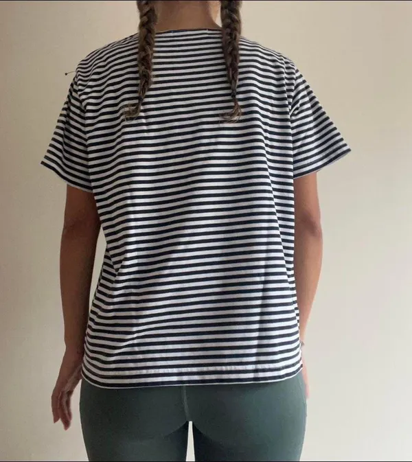 Striped Vintage Basic T - Image 3