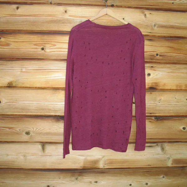 IRO Distressed Pullover Sweater Knit Top - Image 5