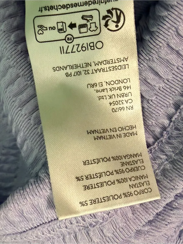Anthropologie Balloon-Sleeve Smocked Top size Small lavender - Image 12