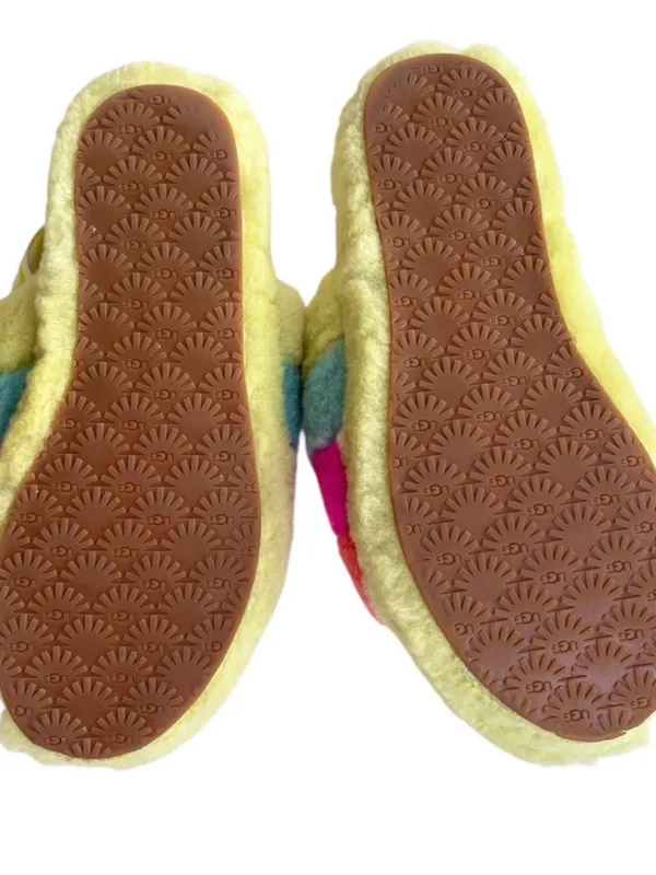EUC UGG Fluff Yeah Multicolor
Slide Slipper Sandals Size 8.5 - Image 7