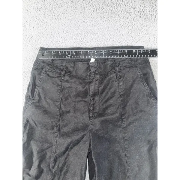 Level 99 Pants Women 31 Straight Leg Linen Utility‎ Outdoor Casual Preppy - Image 3