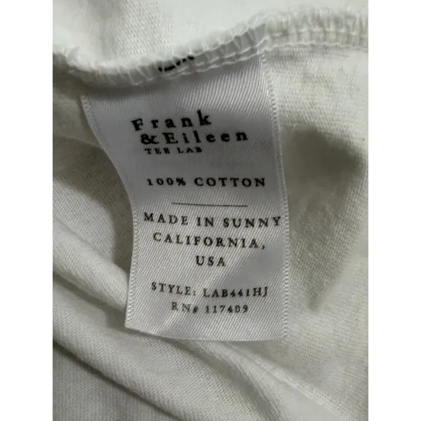 Frank & Eileen Polo Shirt Lauren‎ Dress Womens XS White Collared - Image 8