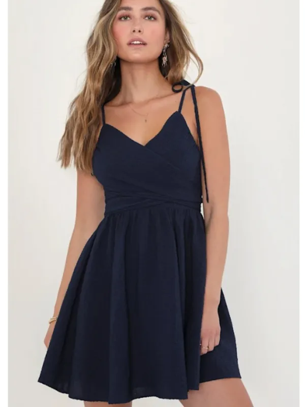 LULUS Flirty Vacation Resort Wear Casual Date Night Brunch Picnic Mini Dress - Image 4