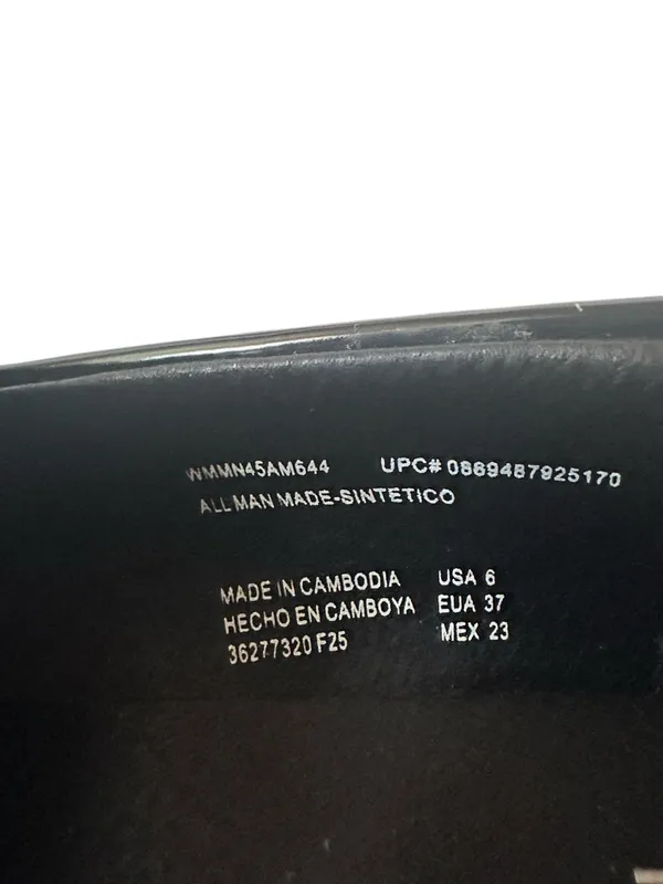 Madden NYC Platform Lug Sole Penny Loafers in shiny black patent finish. - Image 8
