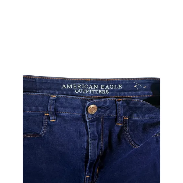 American Eagle Outfitters Womens Sky High Jegging Dark Wash Size 4 - Image 3