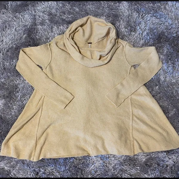 FREE PEOPLE - Strawberry Fields Cream Sweater - Image 5