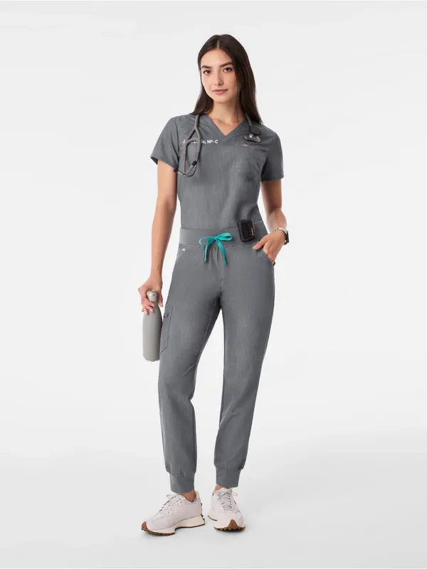 FIGS NWOT granite Zamora jogger scrub- small petite - Image 2