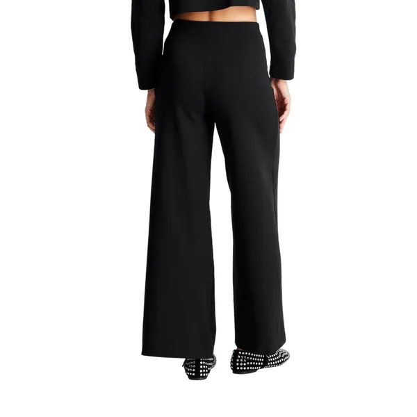 NWT Future Collective Womens High Rise Wide Leg Knit Pants 91914009 Black XS - Image 2