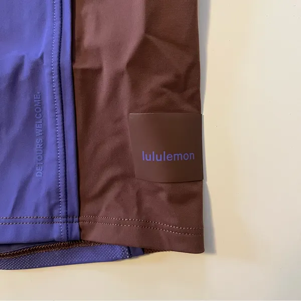 Lululemon Athletica Purple and Brown Shorts - Image 2