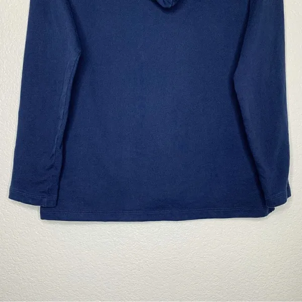 L.L Bean Women’s Outdoors Blue Pullover Hooded Sweatshirt, Sz Small - Image 8