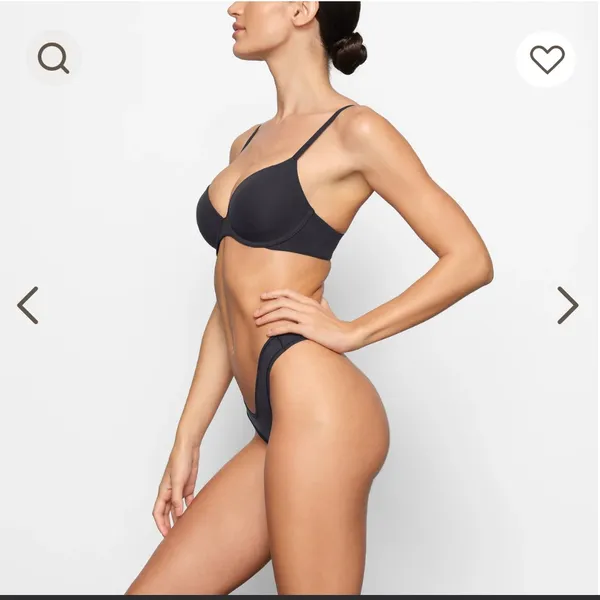 NWT SKIMS Fits Everybody T-Shirt Bra Sz‎ Onyx Sz 40DD - Image 2