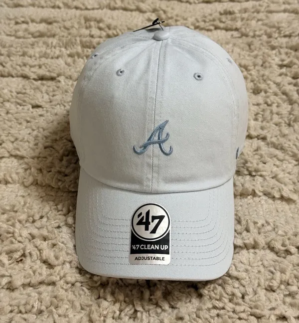 NEW 47 Brand Atlanta Braves Base Runner ’47 Clean Up Hat - Image 2
