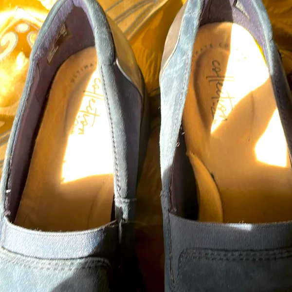 Ultimate comfort collection by Clark’s blue suede loafer - Image 2