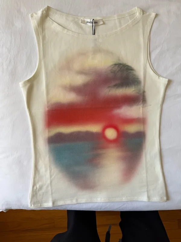 Peach Love White Top Peachy Den - Image 5