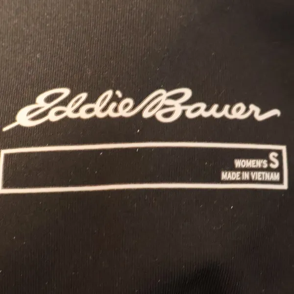 Eddie Bauer High Rise Biker Shorts Womens Size S‎ Black Active Hiking Athleisure - Image 3