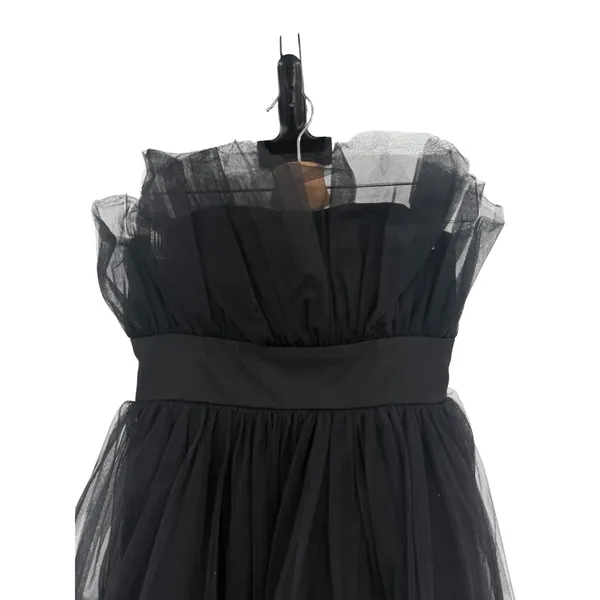 Katie May Ellee Tulle Mini Dress Black Strapless Fit & Flare Party Size‎ Small - Image 4