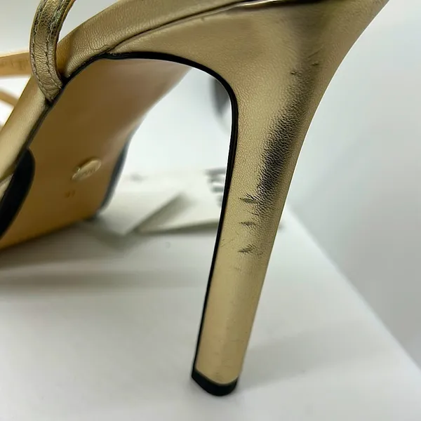 Zara NWT Dazzling Golden Strappy High Heel Shoes **Size 41/USA Size 10**🔥🔥 - Image 6