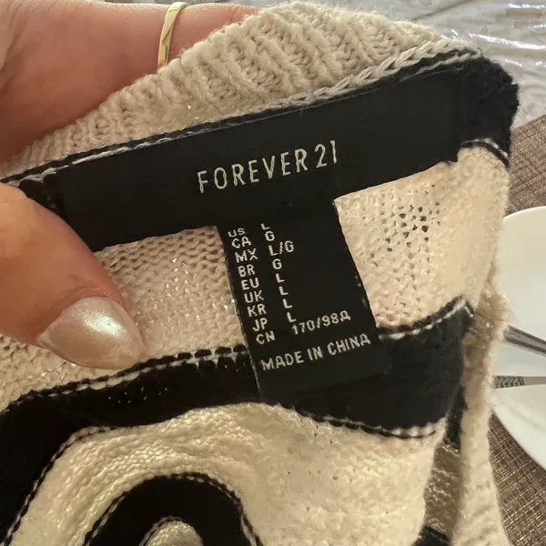 Forever 21 Striped Sweater Basic Essential - Image 5