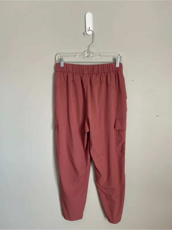 OLD NAVY Rust Orange Cargo Lightweight Jogger Pants Sz M - Image 6