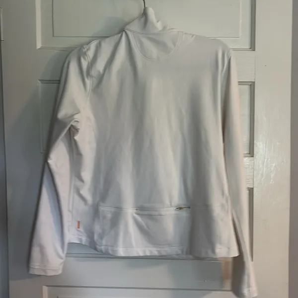 Women's White Lucy Exercise Jacket Size XL - Image 6