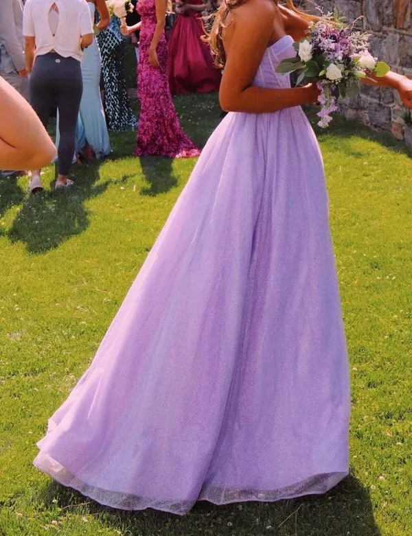 PROM DRESS Purple Size 0 - Image 4