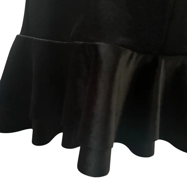 DO+BE Black Velvet Dress NWT One Shoulder Y2K It Girl Med Layered Cocktail Party - Image 8