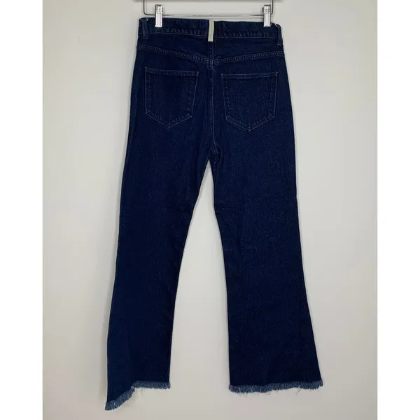 Wandler Daisy Flared Dark Blue Jeans Womens Size 26 - Image 3