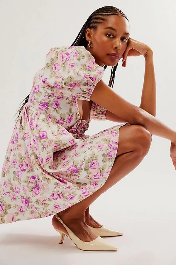 NWT For Love & Lemons Milani Mini Dress. Size Large - Image 3