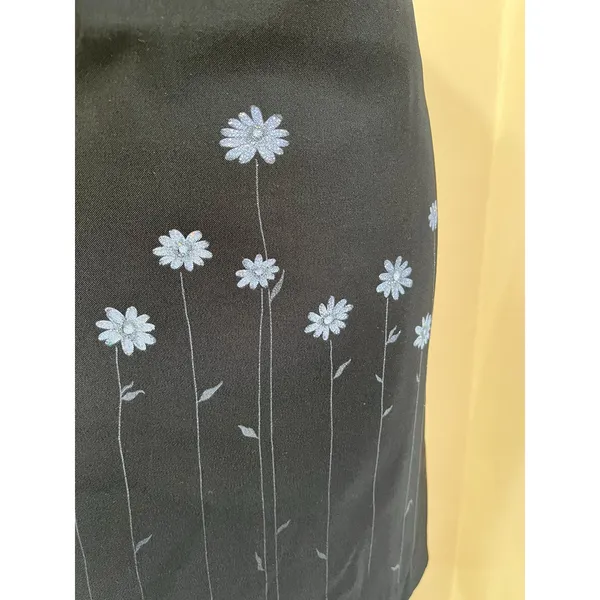 Vintage Y2K Rampage Black Mini Dress Size 5‎ Bodycon Slip Party 90s - Image 4