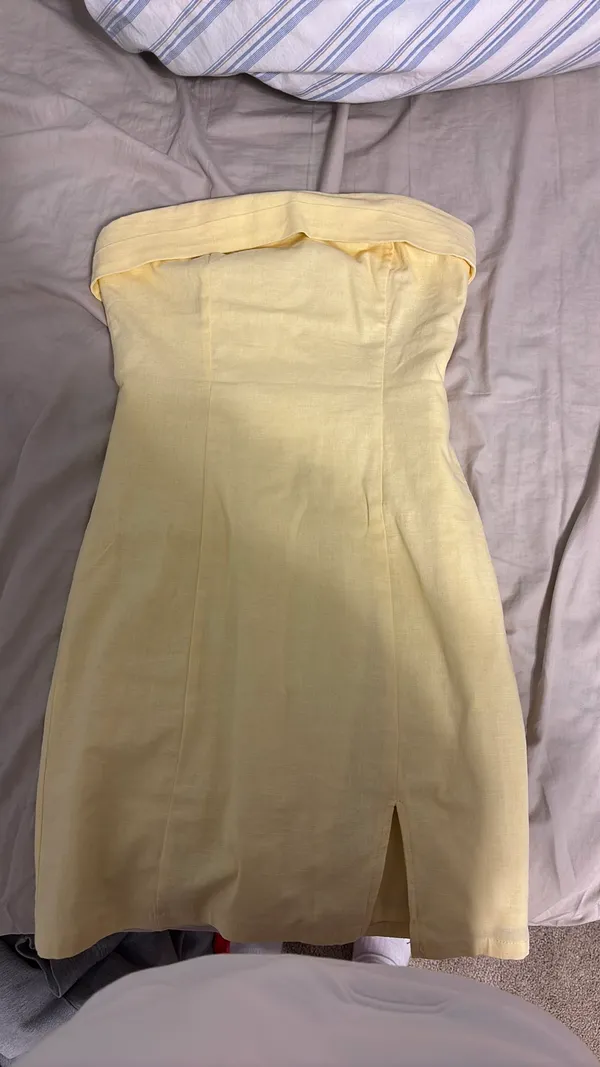 That’s So Fetch Mini Dress Pastel Yellow - Image 3