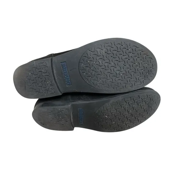 Birkenstock suede ankle boots black sz 40 / 9-9.5 - Image 5