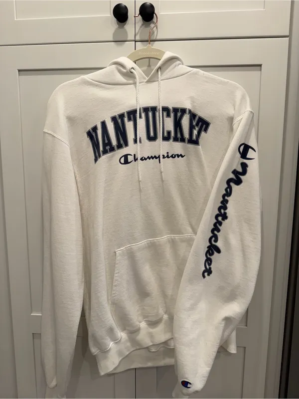 Champion Nantucket White Pullover Hoodie - Image 2