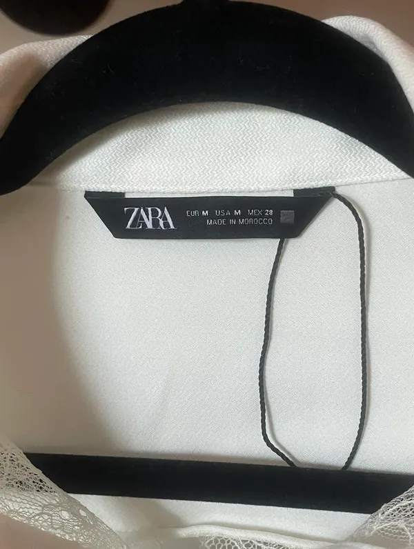 Zara Lace Button up Top NWOT - Image 2