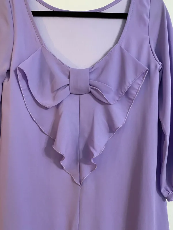 The Blue Door Collection Purple Mini Dress - Image 8