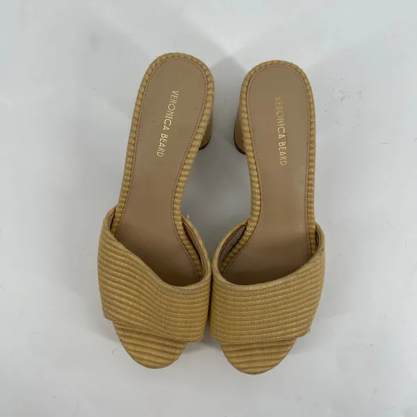 Veronica Beard DALI Woman's Woven Textured Platform Sandals‎ Size 7 Luxury - Image 3