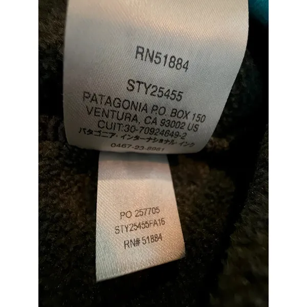 Patagonia Synchilla Snap T Fleece Pullover Gray Teal Small STY25455 Y2K - Image 7