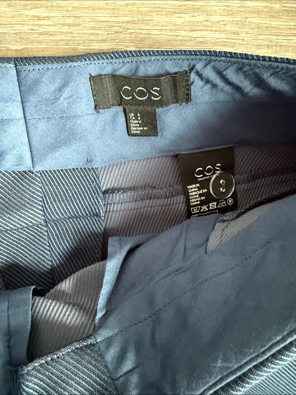 COS Cropped Trousers With Textured Fabric 6 - Image 8