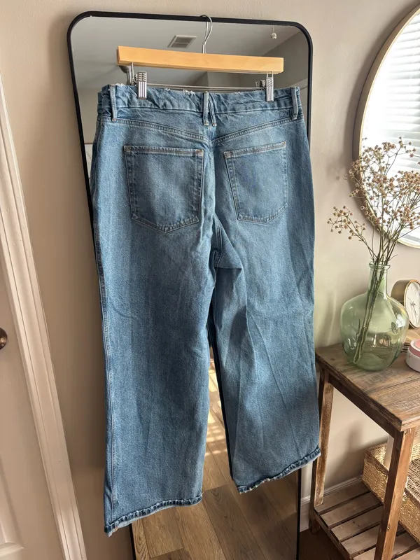 Good American wide leg jeans - Image 4