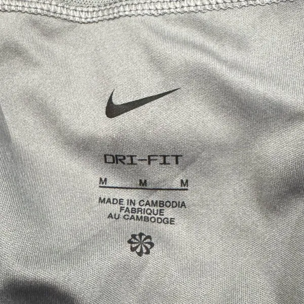 Nike Dri Fit Grey Running Shorts Women’s Medium - Image 2