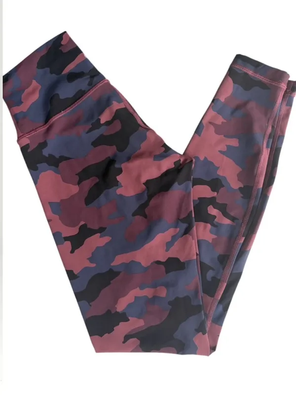 EUC Lululemon Wunder Under High-Rise Camo Smoky Night Sea Size 4 - Image 6