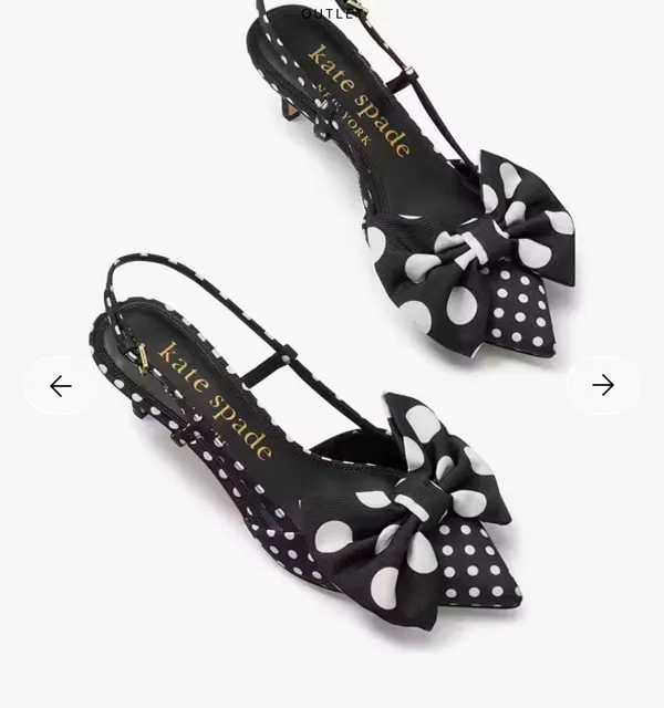 Kate Spade Polka Dot Heels - Image 6
