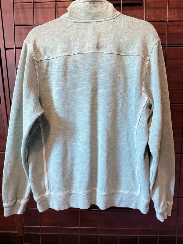 Tommy Bahama Light Blue Quarter-Zip Pullover - Image 6