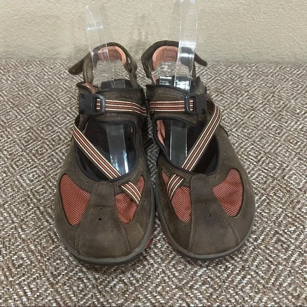 Merrell Cambrian Emme Leather Ginger Vibram Soles Walking Hiking Shoes Sz 8 GUC - Image 2