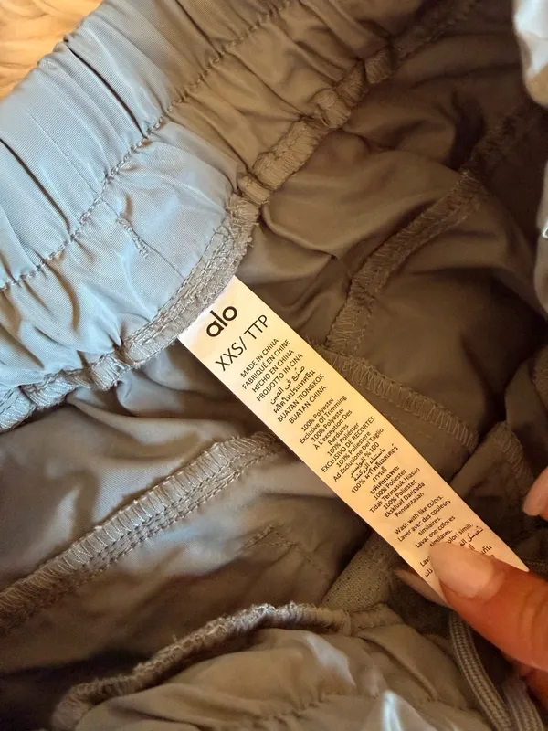 Alo Yoga Greyish Blue Cargo Track Pants - Image 3