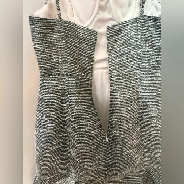 Lovers + Friends Tweed Mini Dress in Black and White - Image 16