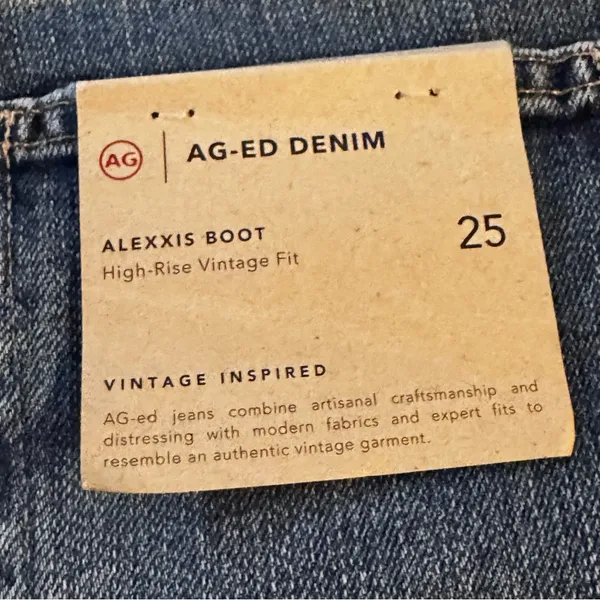 NWT Adriano‎ Goldschmied AG Alexxis High Waist Bootcut Jeans - 25 - Image 8